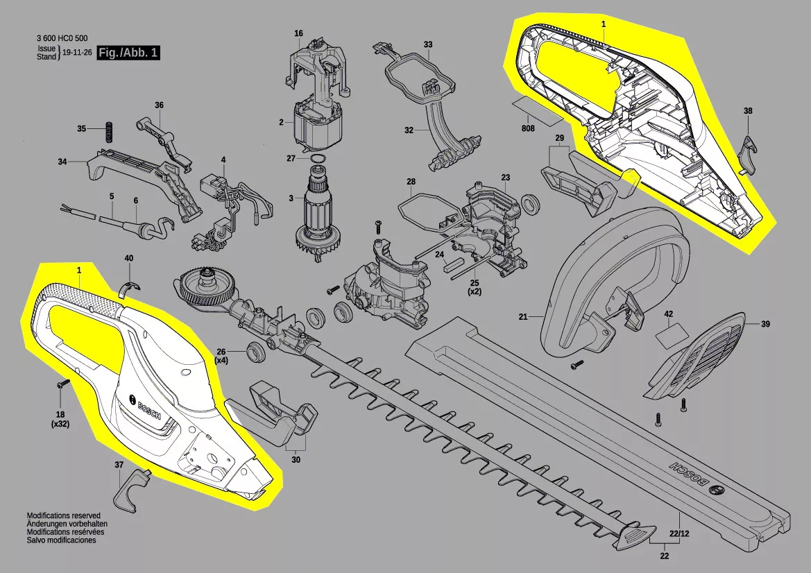 Carter réf. 1 605 108 2GE Bosch